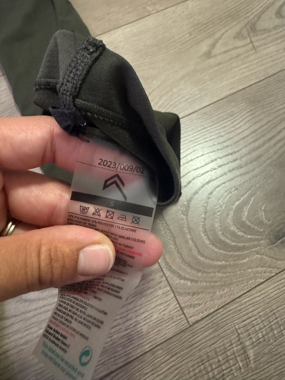 Oner Active Effortless Seamless Olive Green Leggings Small - Picture 4 of 4